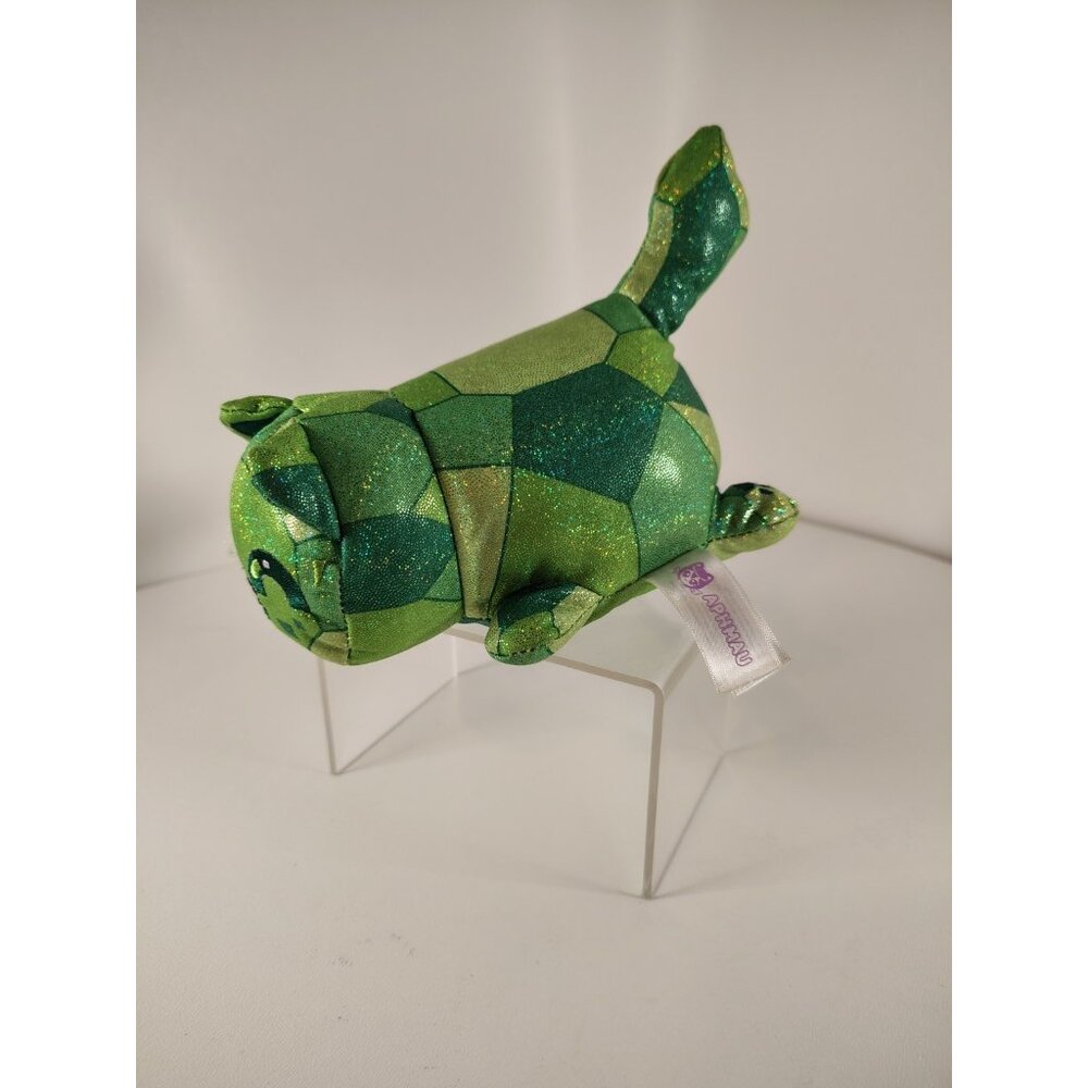 Aphmau Meemeows - Emerald Cat 6" Stuffed Animal Toy Shiny Plush